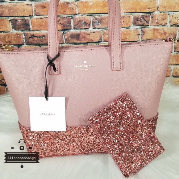 kate spade Handbags - Kate spade Ina Greta Satchel Peony Card case SET